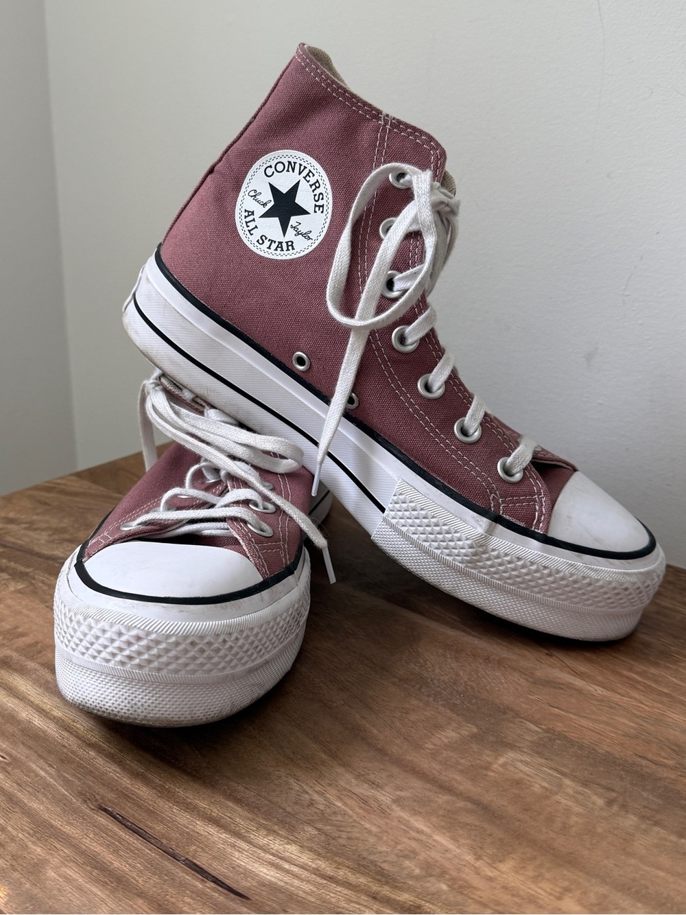 CONVERSE Chuck Taylor All Star Lift Platform High Top Sneakers - Dusty Rose